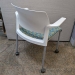 Blue/Yellow Steelcase Move Rolling Stacking Guest Chair w/ Arms